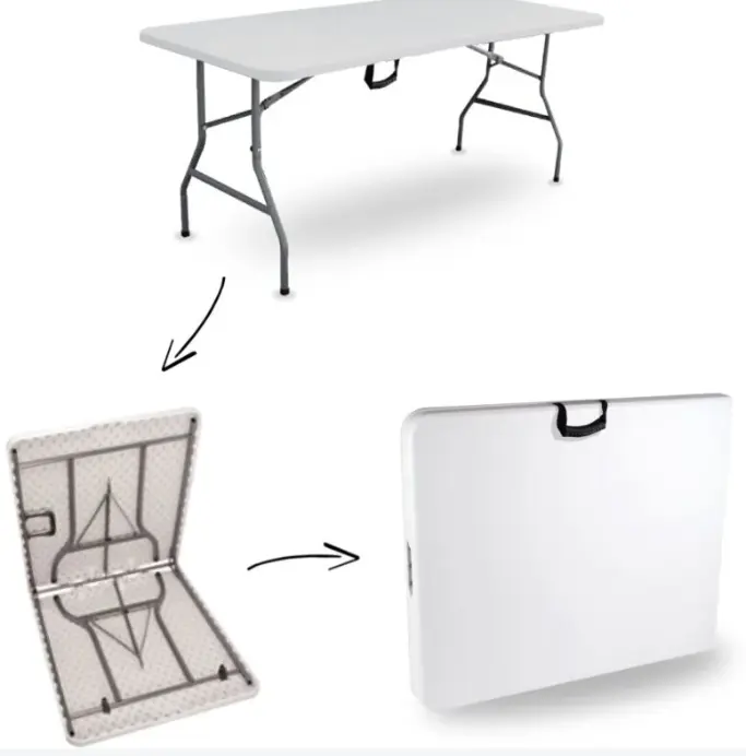 Table pliante 180 x 70 cm